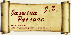 Jasmina Puševac vizit kartica